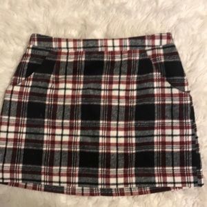 Plaid skirt
